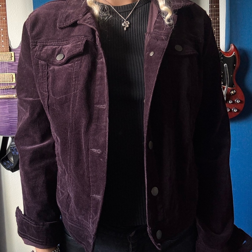 Universal threads Maroon Corduroy Jacket